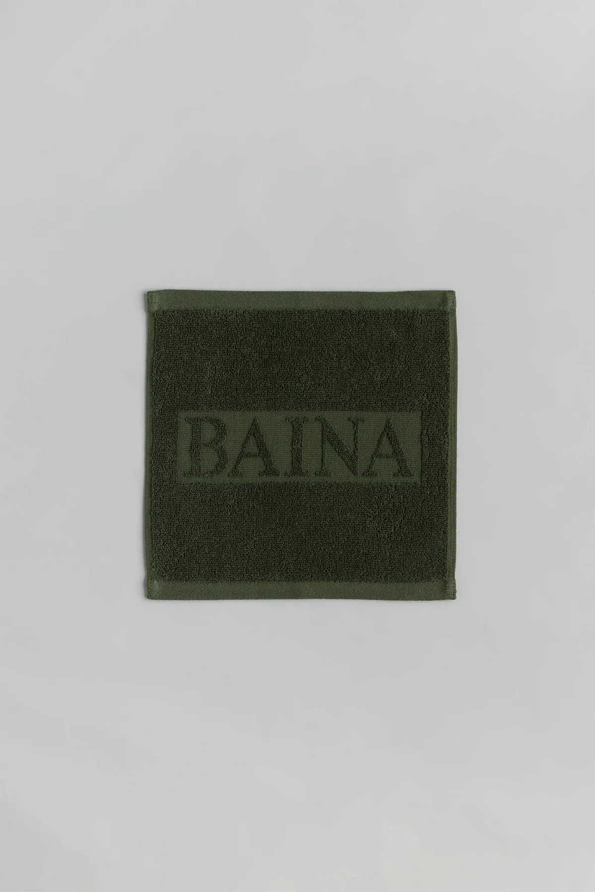 Agnes Face Cloth - Moss