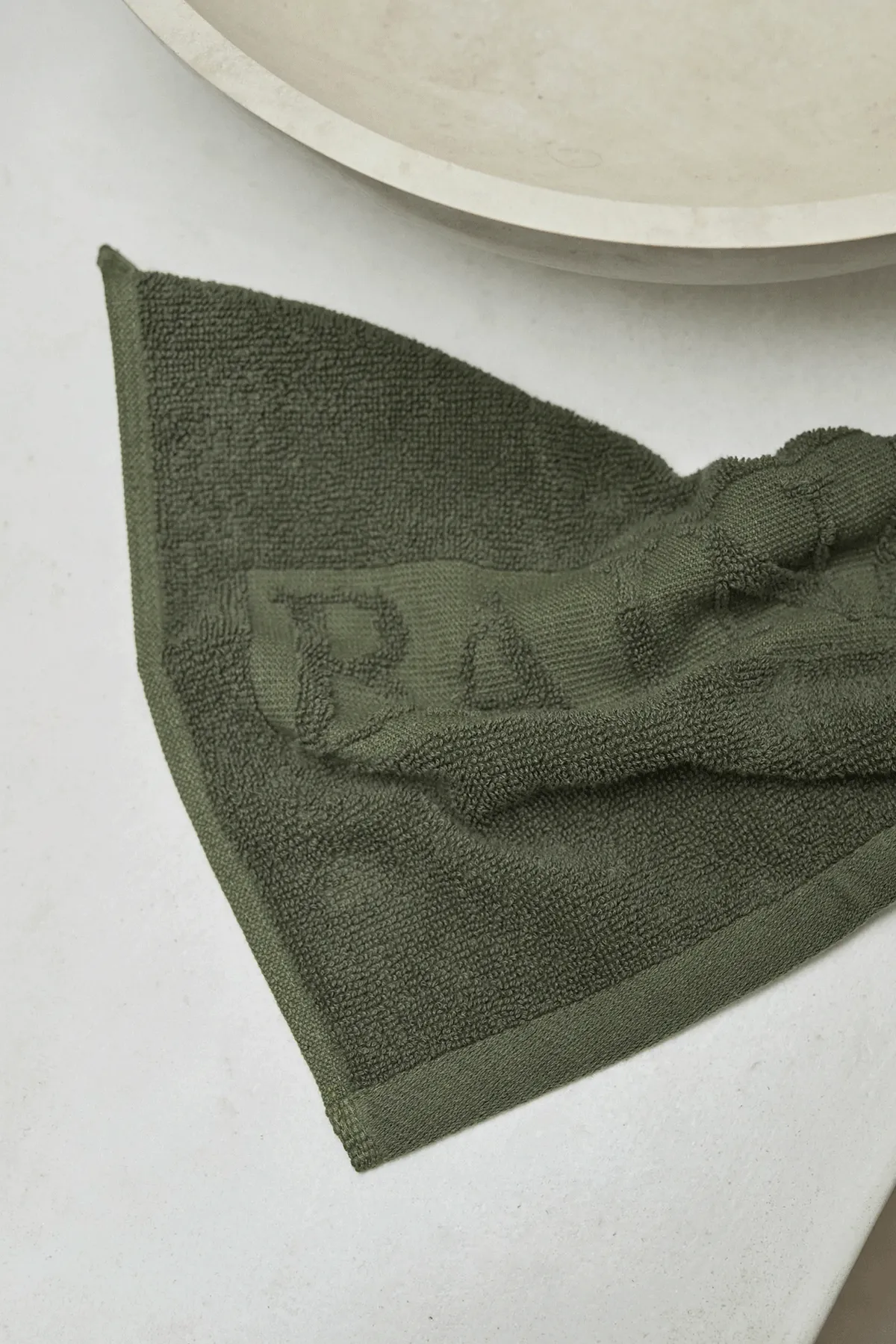 Agnes Face Cloth - Moss