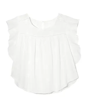 Bailee Detailed Top | White