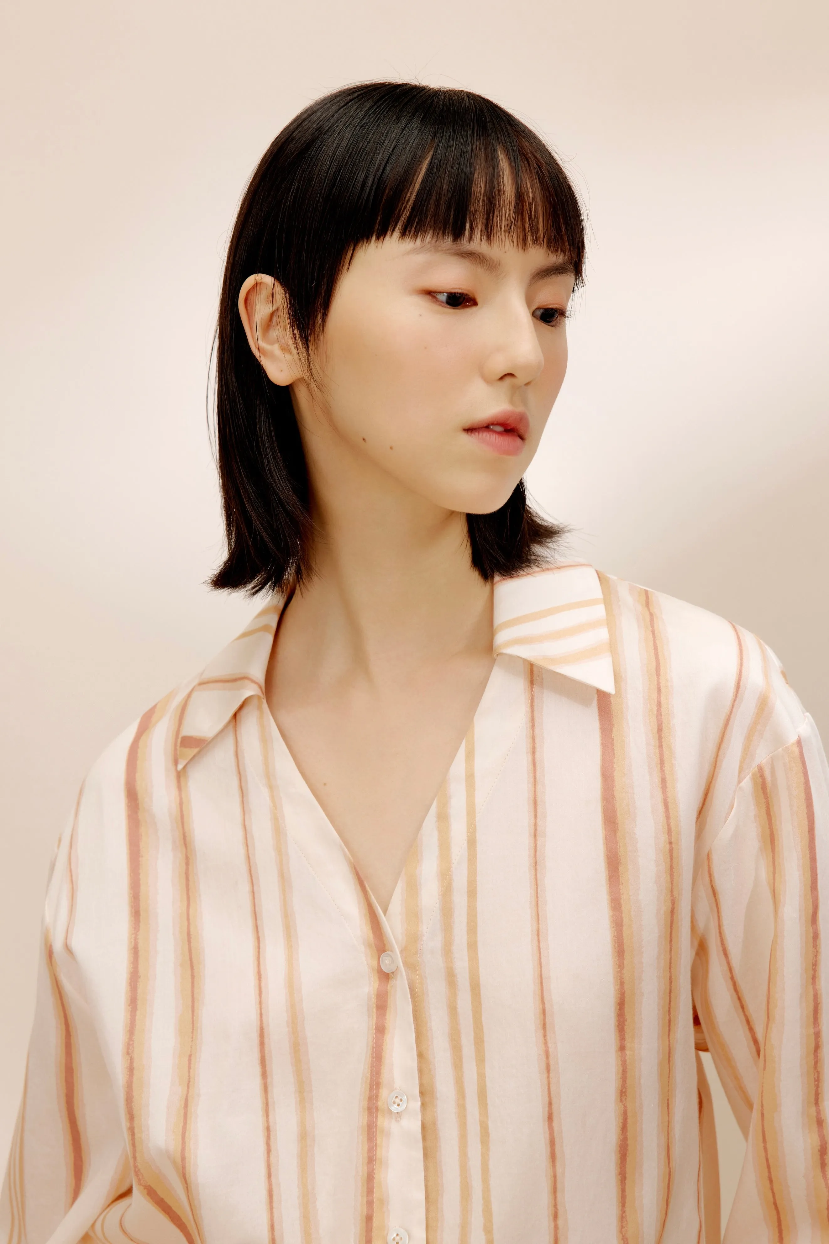 Box Fit Pajama Top