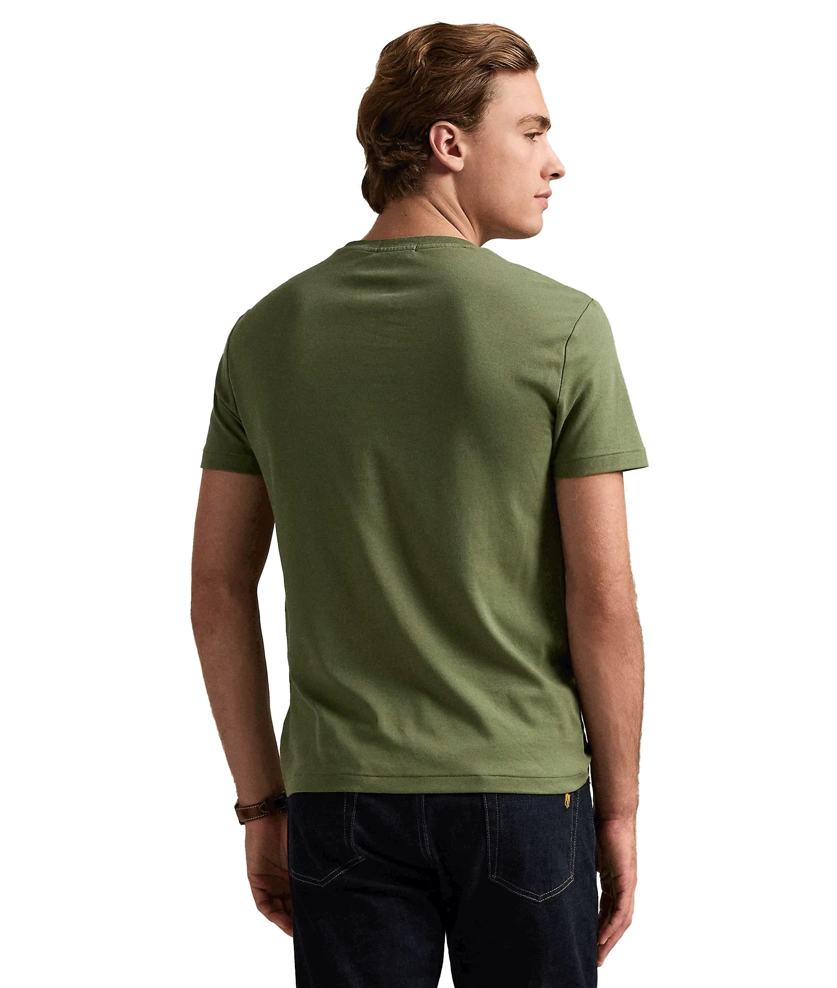 Custom Slim Fit Soft Cotton T-shirt - Green