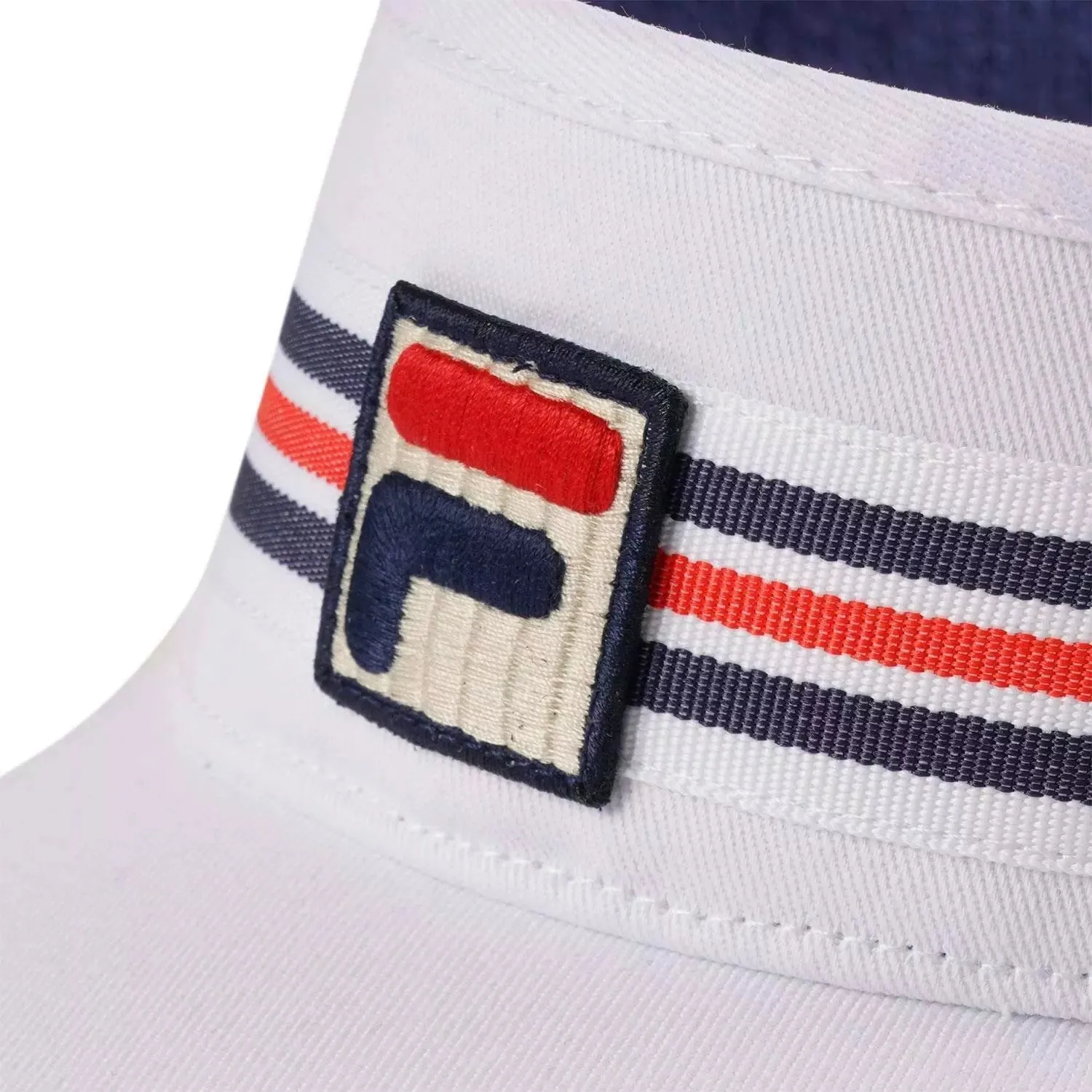 FILA Mens Retro Larry Heritage Stripe Visor