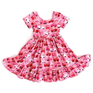 Firetruck 1-4-3 Charm Dress