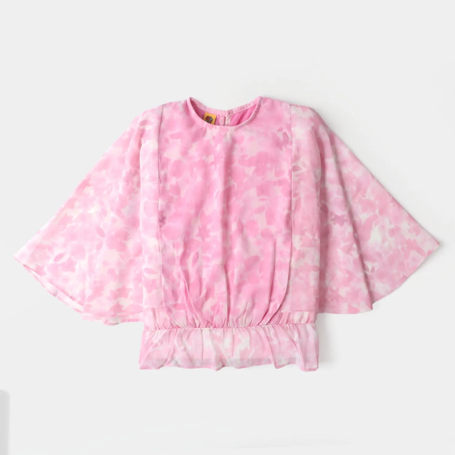 Girls Chiffon Casual Top - Pink