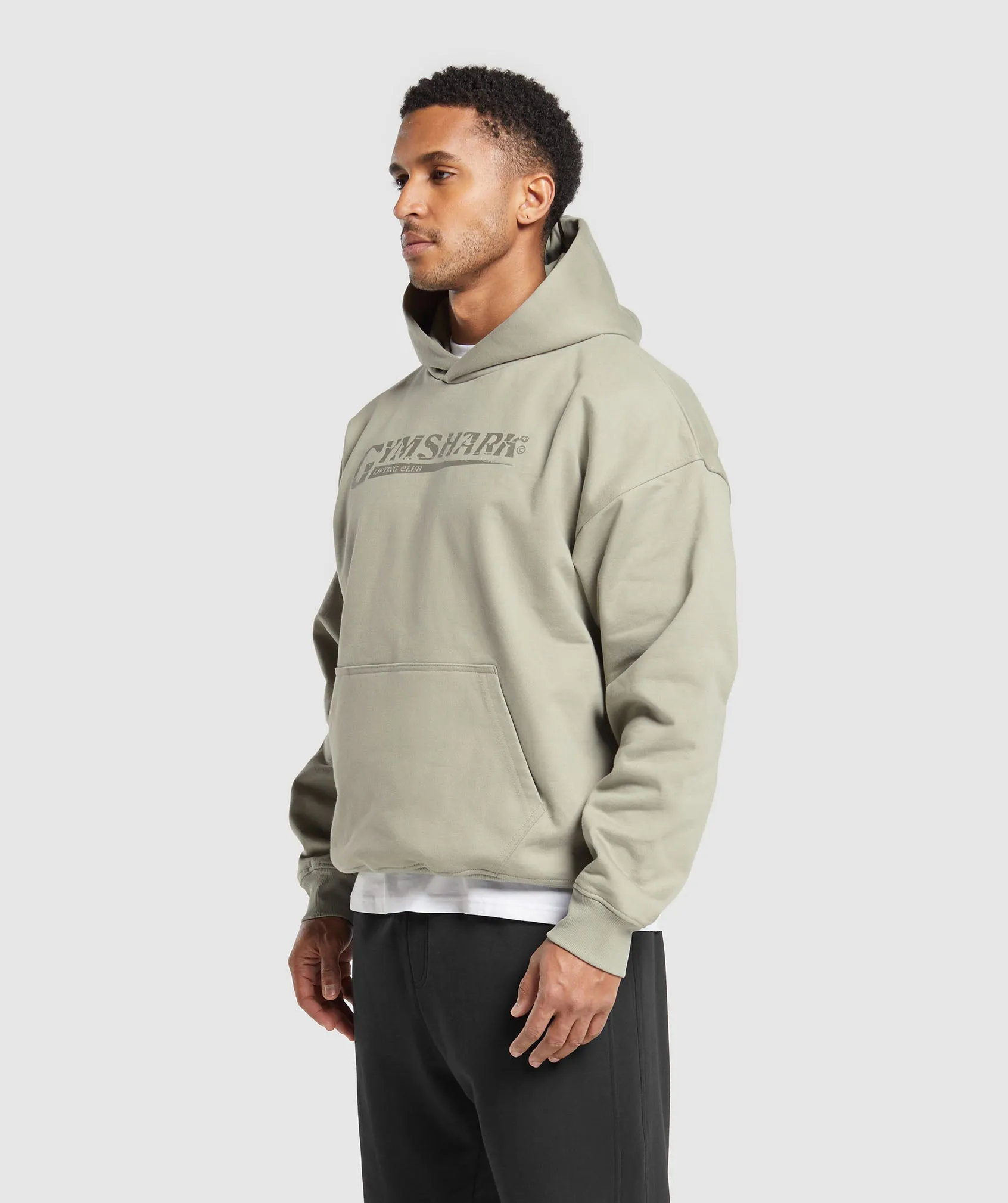 Gymshark Pump Cover Hoodie - Chalk Green