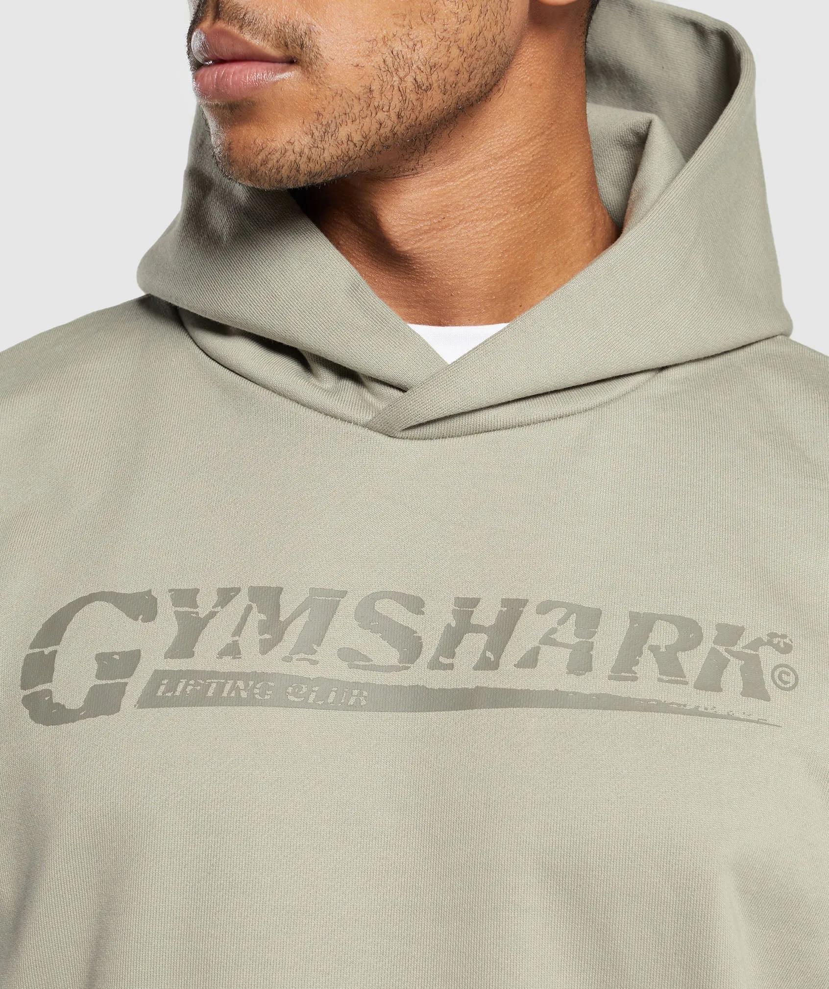 Gymshark Pump Cover Hoodie - Chalk Green