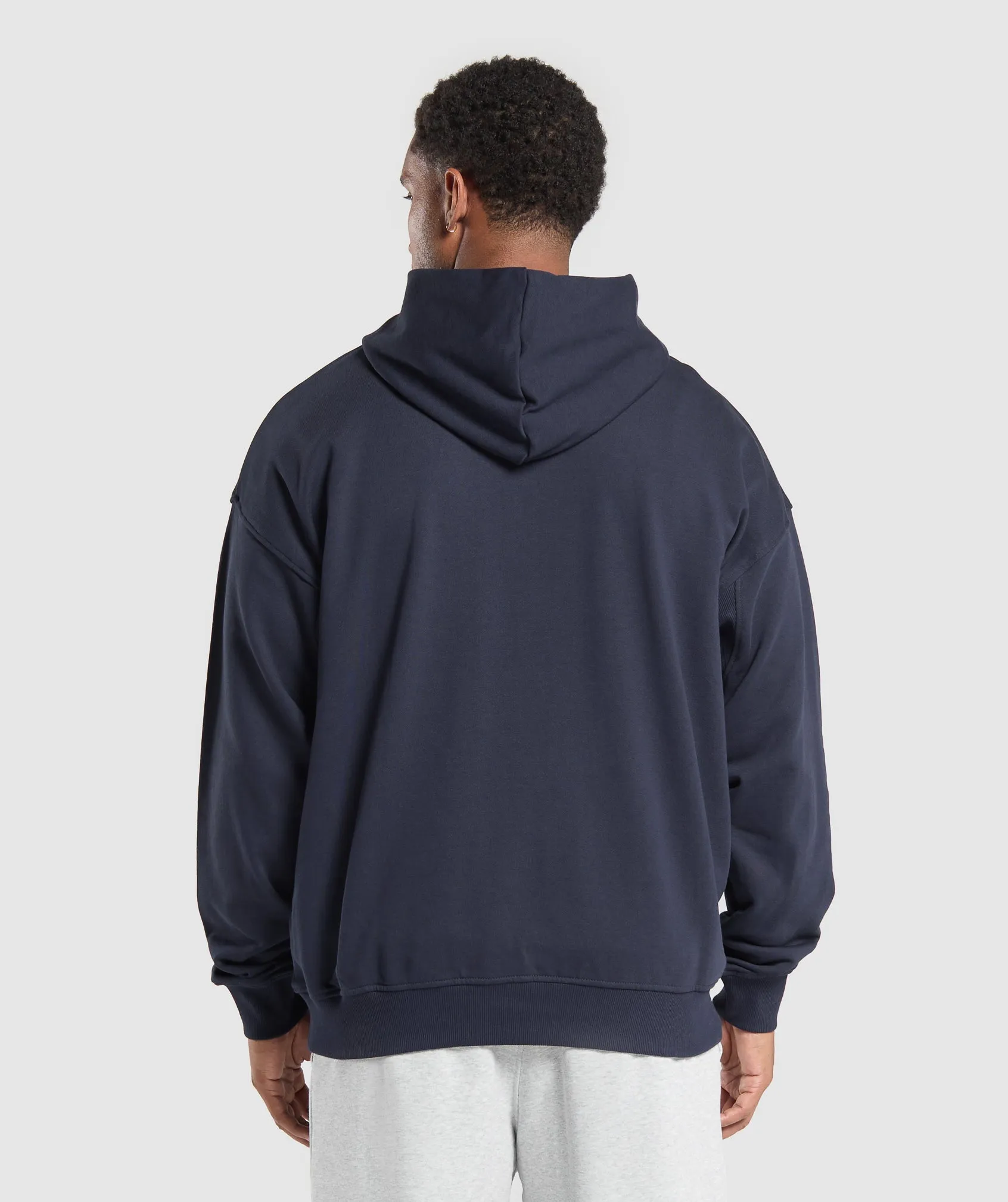 Gymshark Rest Day Essentials Hoodie - Heavy Blue