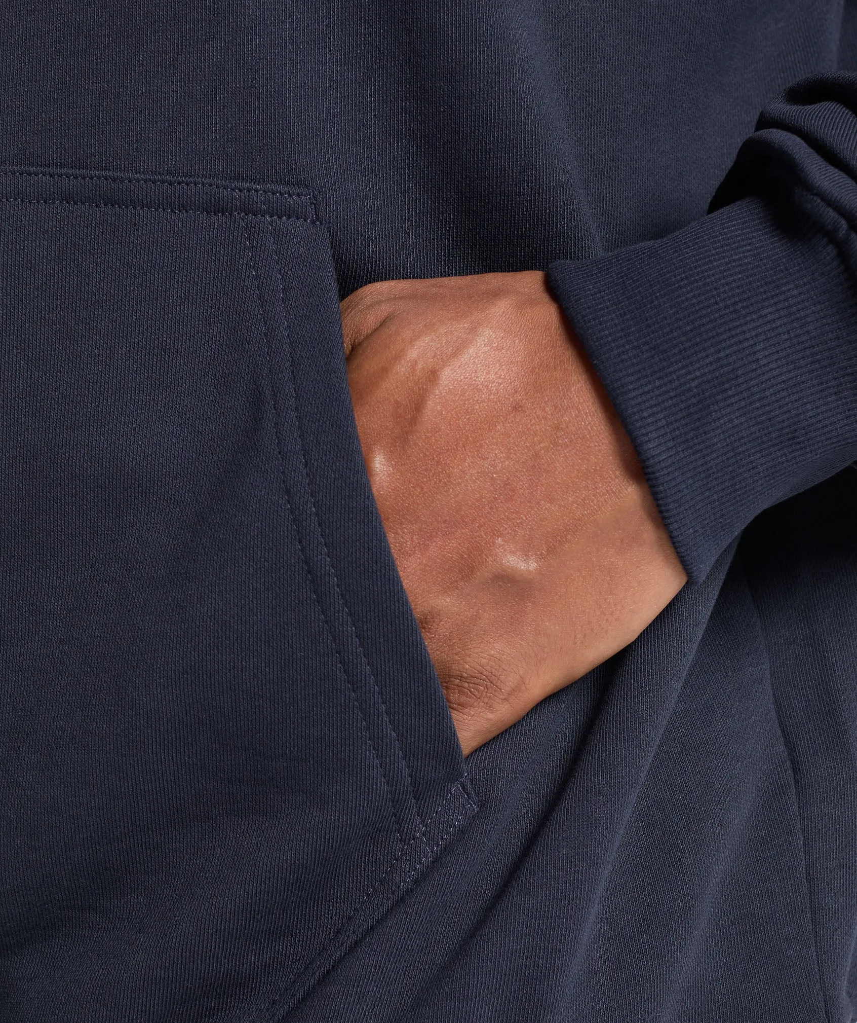 Gymshark Rest Day Essentials Hoodie - Heavy Blue