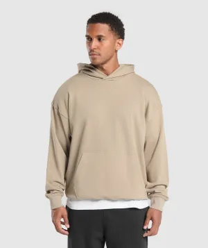 Gymshark Rest Day Essentials Hoodie - Sand Brown