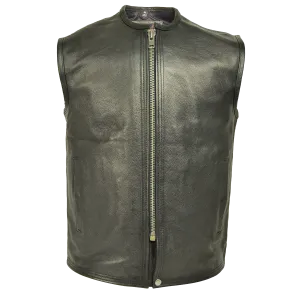 HMM932 Men's Naked Leather Premium Vest with Plain Sides