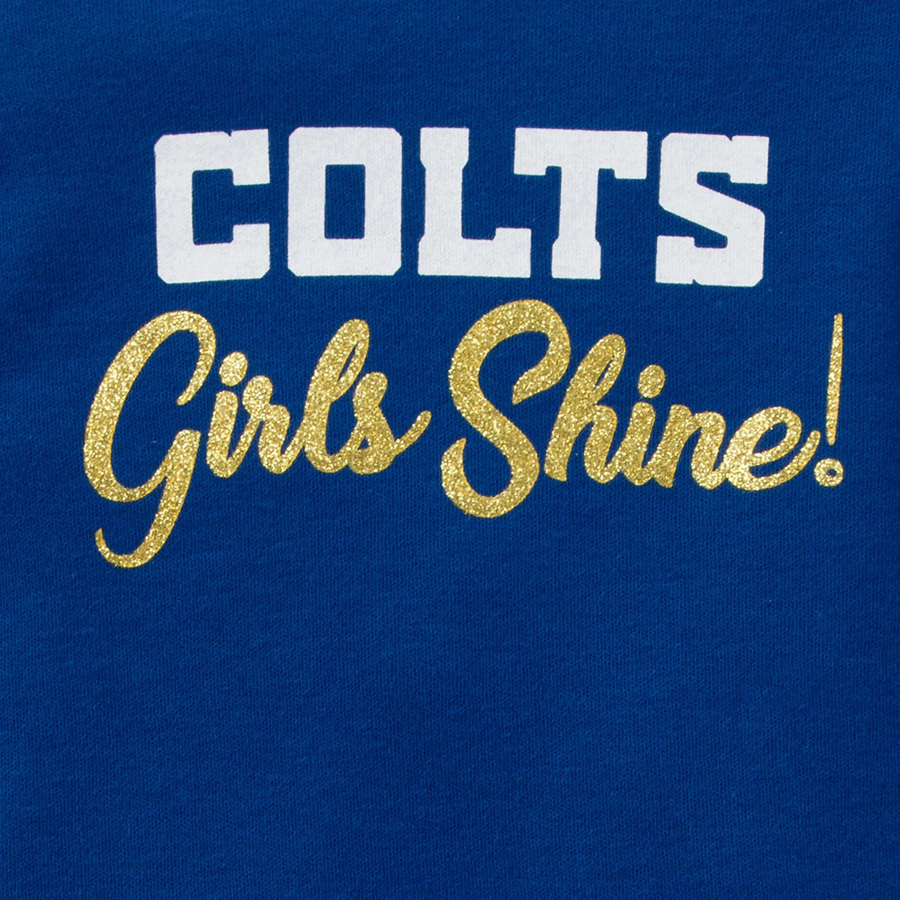 Indianapolis Colts Girls Shine 3 Pack Short Sleeved Bodysuit Set