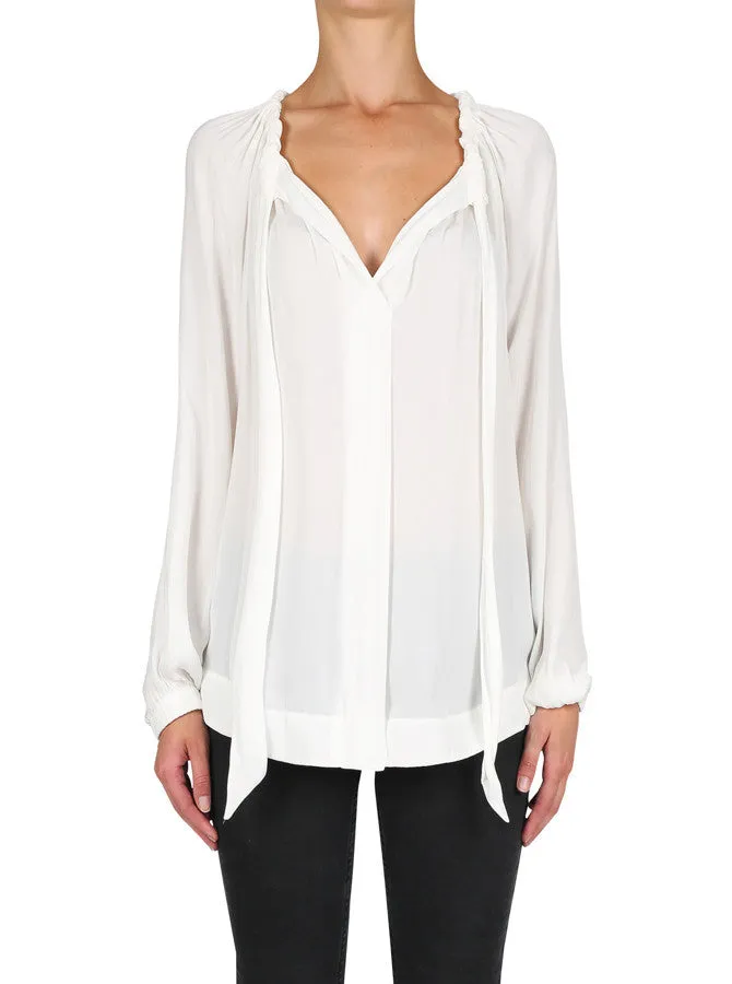 Look Twice Blouse- White