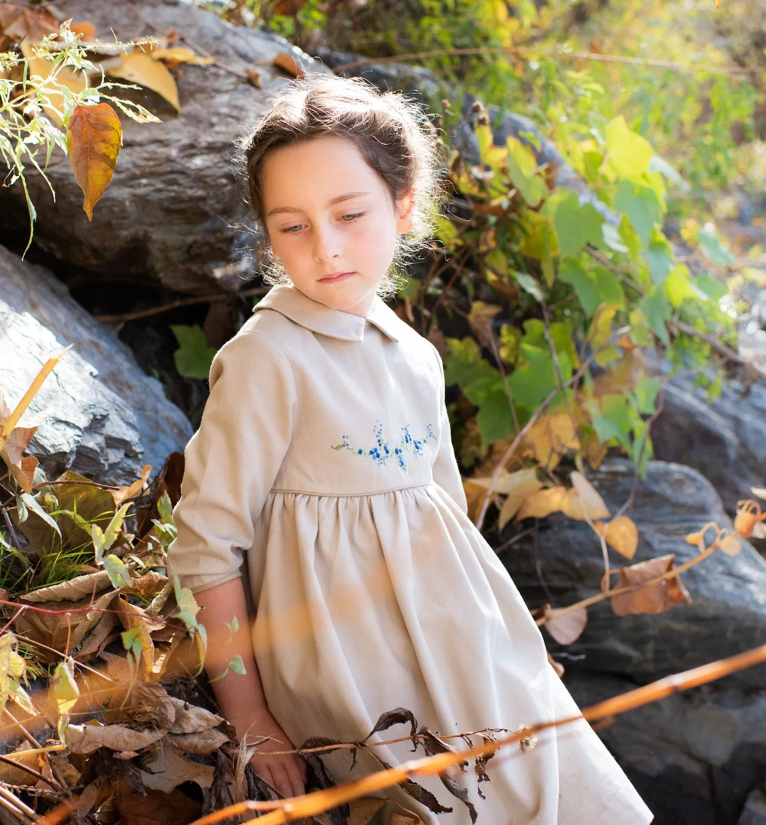 Mariette - Soft beige cosy dress