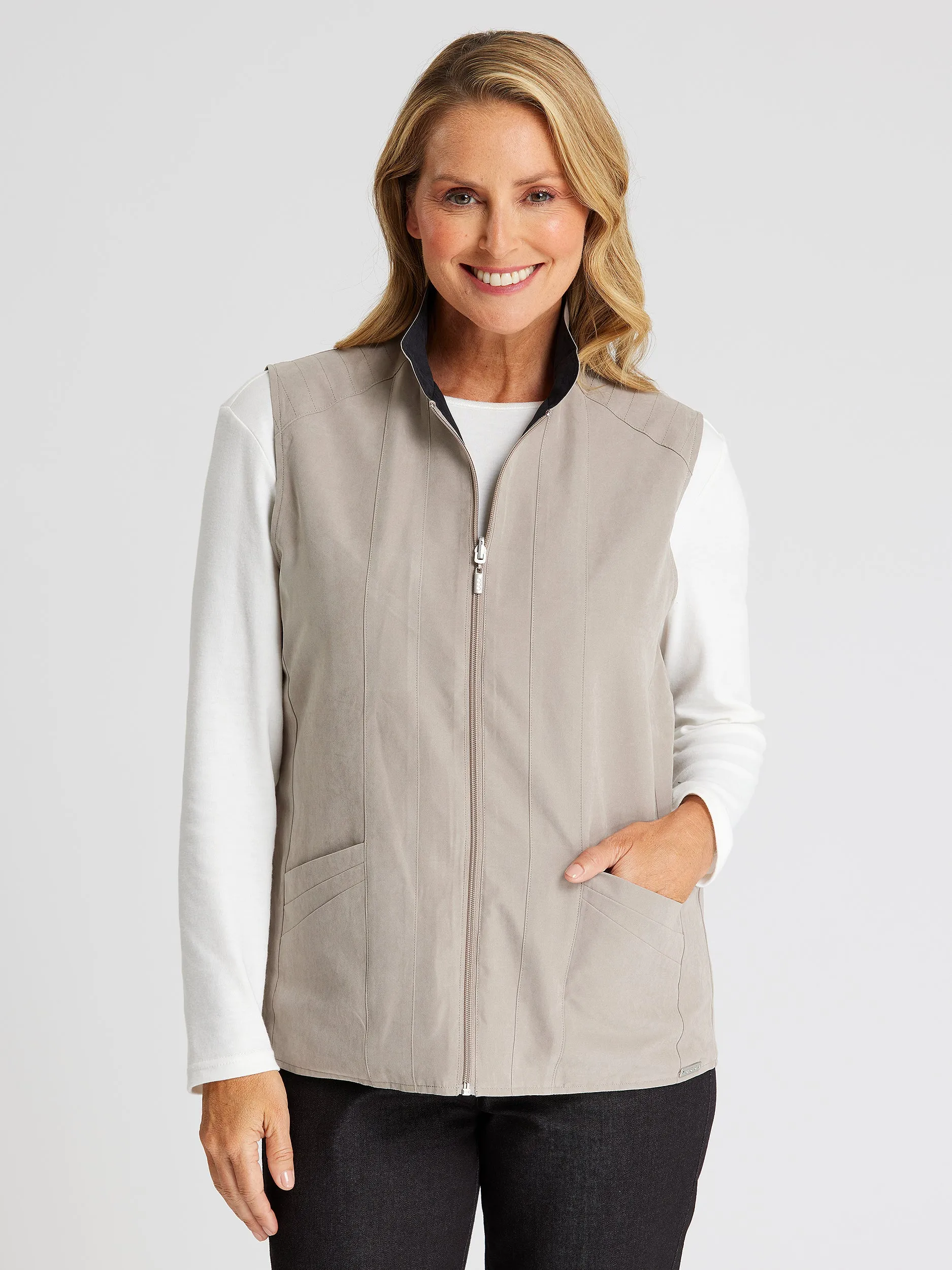 Microfibre Reversible Vest