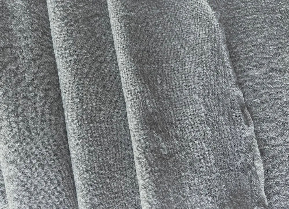 Mid-Weight Soft Oyster Crushed Linen & Cotton Blend (Made in Poland)