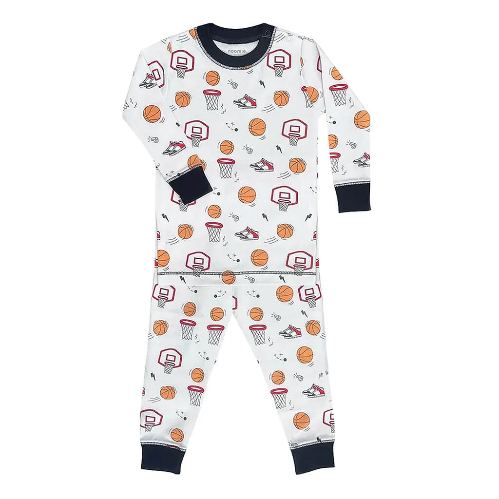 Noomie Two Piece Pajamas Basketball