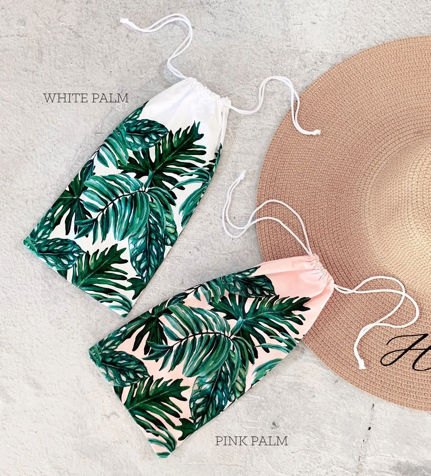 Personalized Palm Leaf Robe Pouch