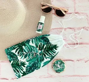 Personalized Palm Leaf Robe Pouch