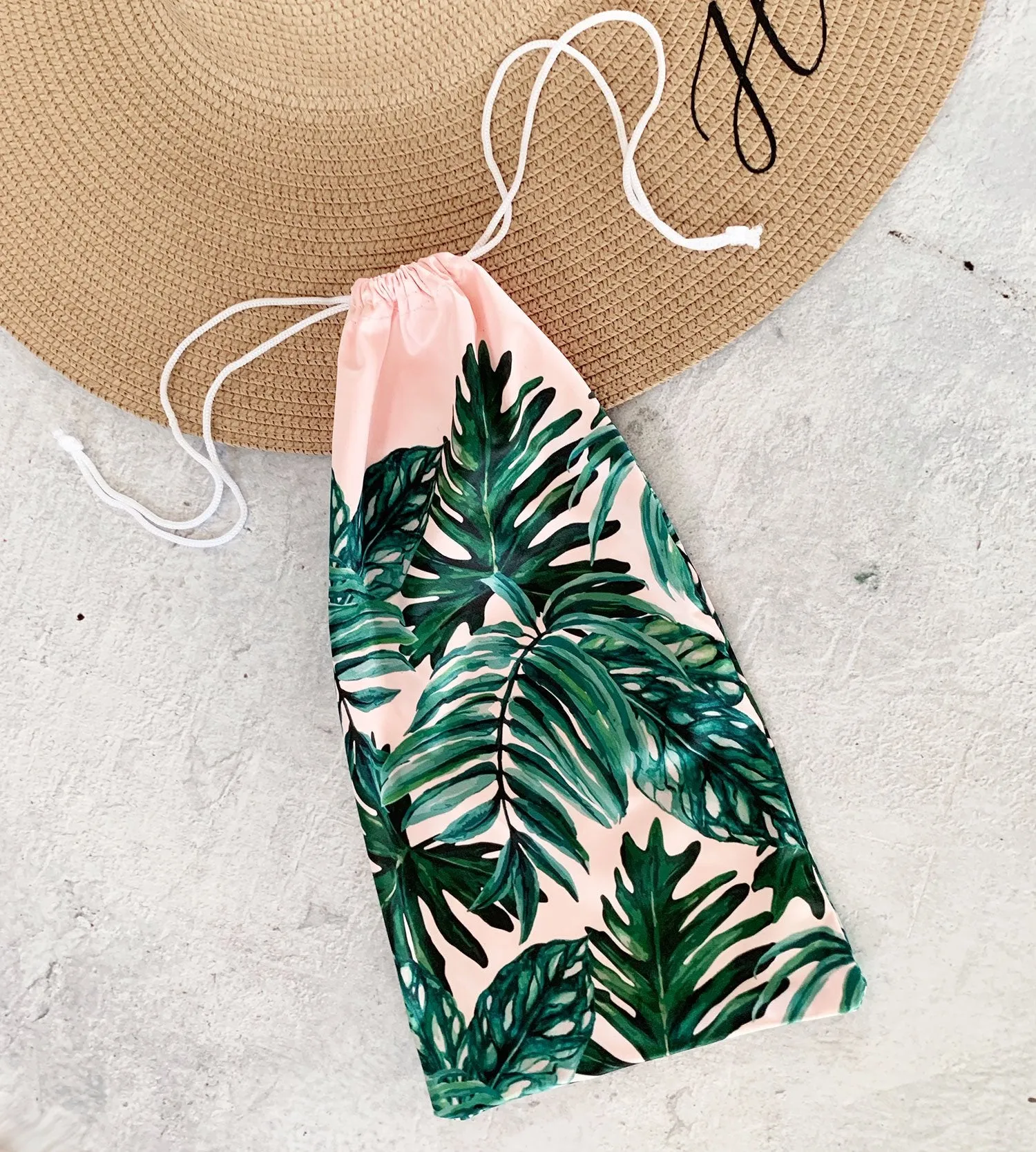 Personalized Palm Leaf Robe Pouch