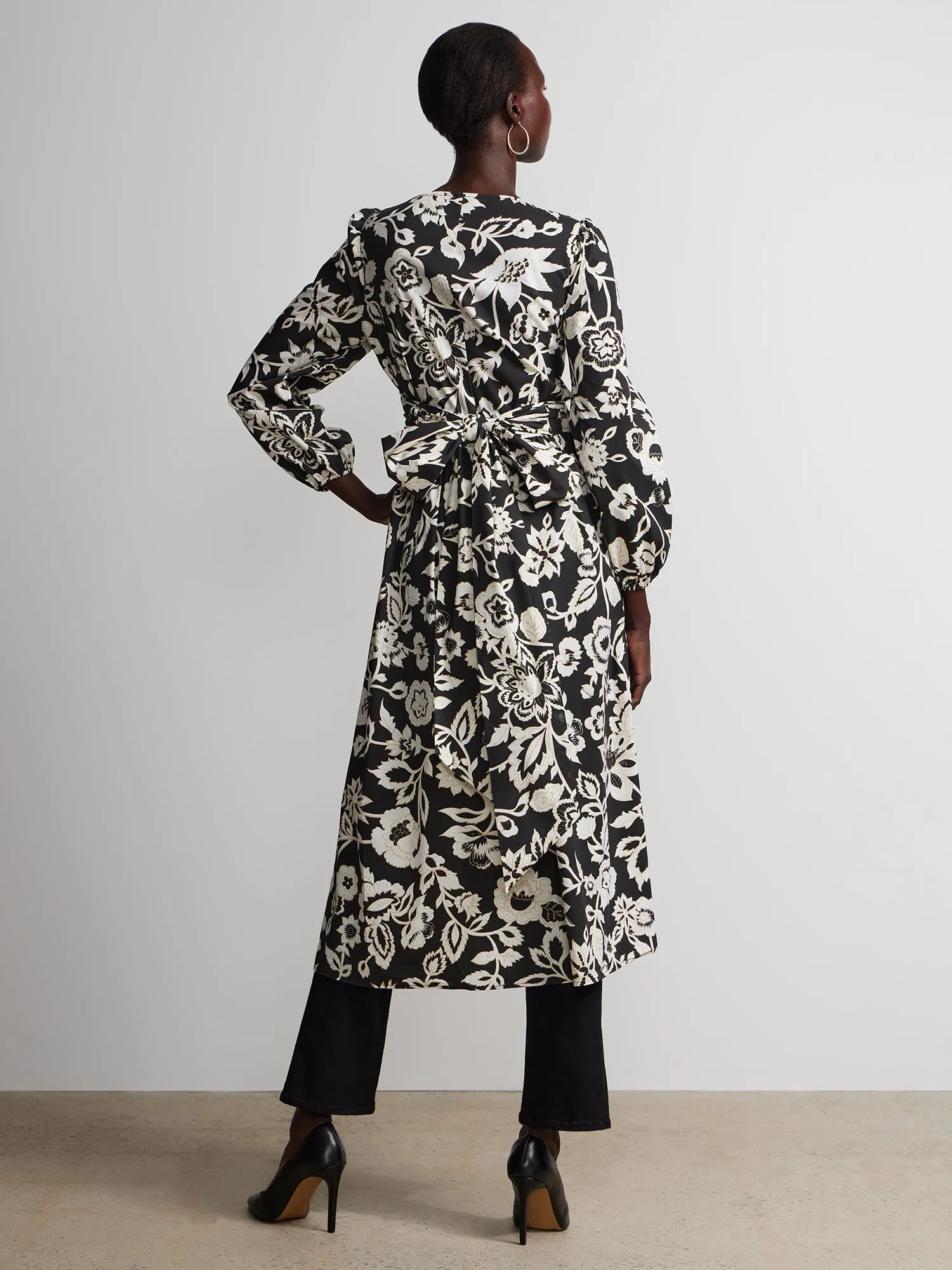 Poplin Floral Maxi Top