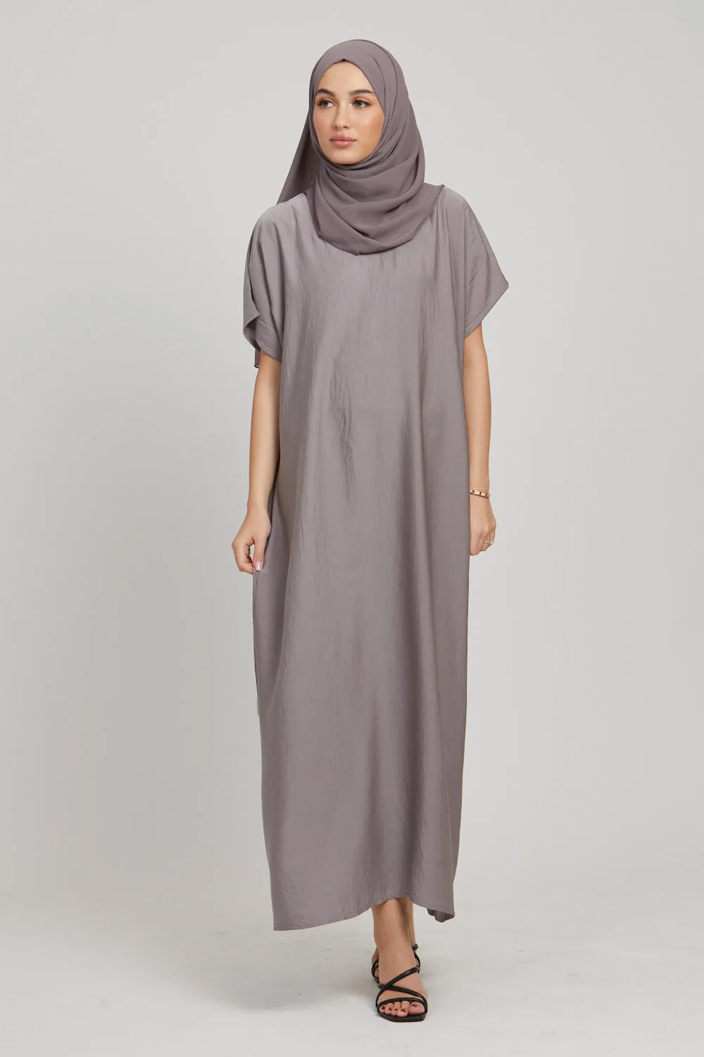 Premium Soft Sheen Crush Inner Slip - Driftwood