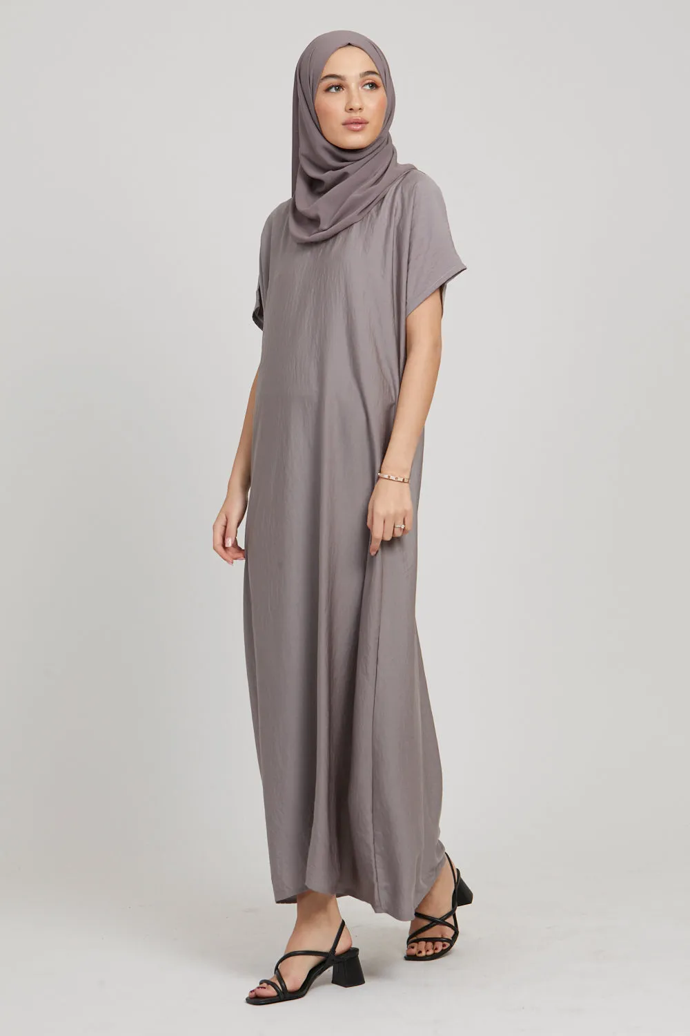 Premium Soft Sheen Crush Inner Slip - Driftwood