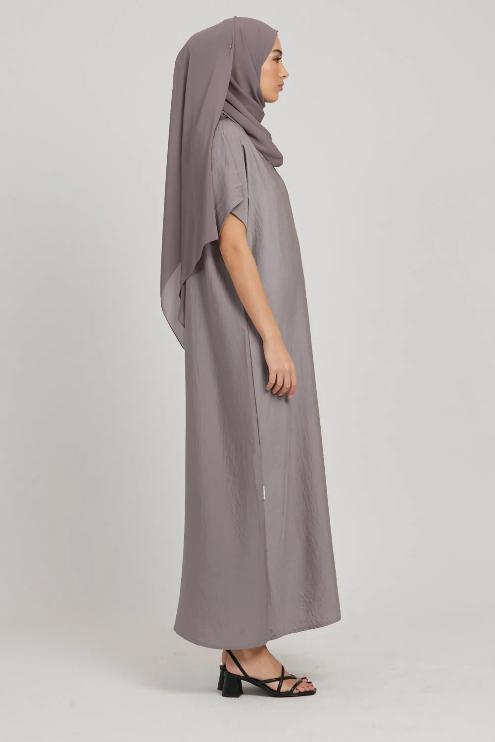 Premium Soft Sheen Crush Inner Slip - Driftwood