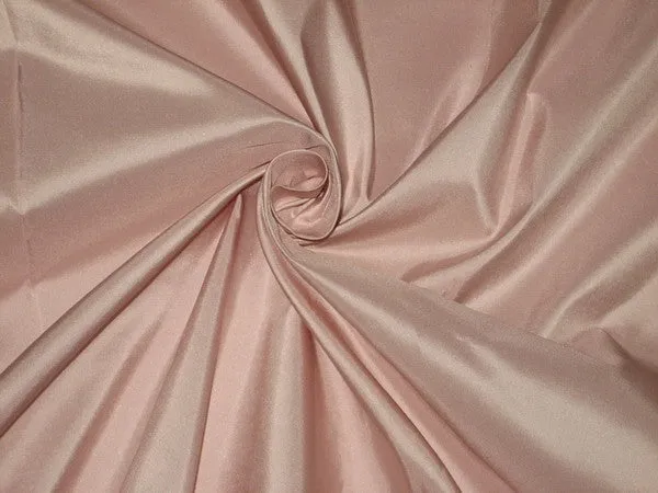 Pure SILK TAFFETA FABRIC Soft Pink 54&quot; TAF82