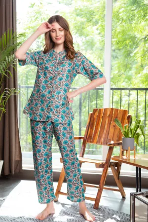 Sahana Jade Princess Night suit