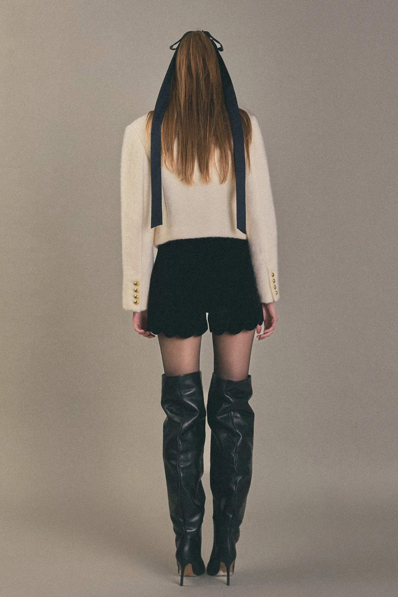 Scallop Wool Jacket