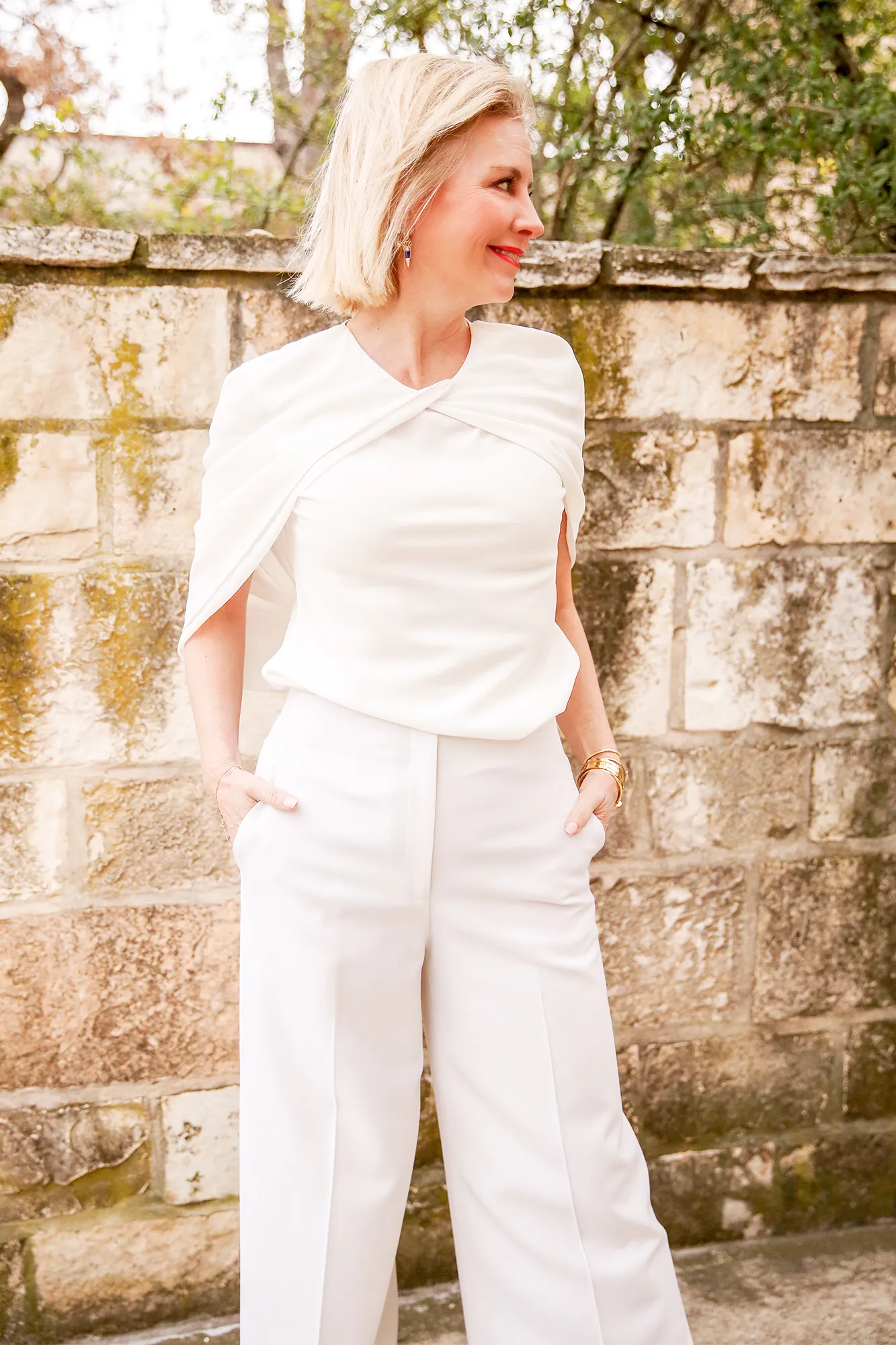 Shawl Sleeve Blouse