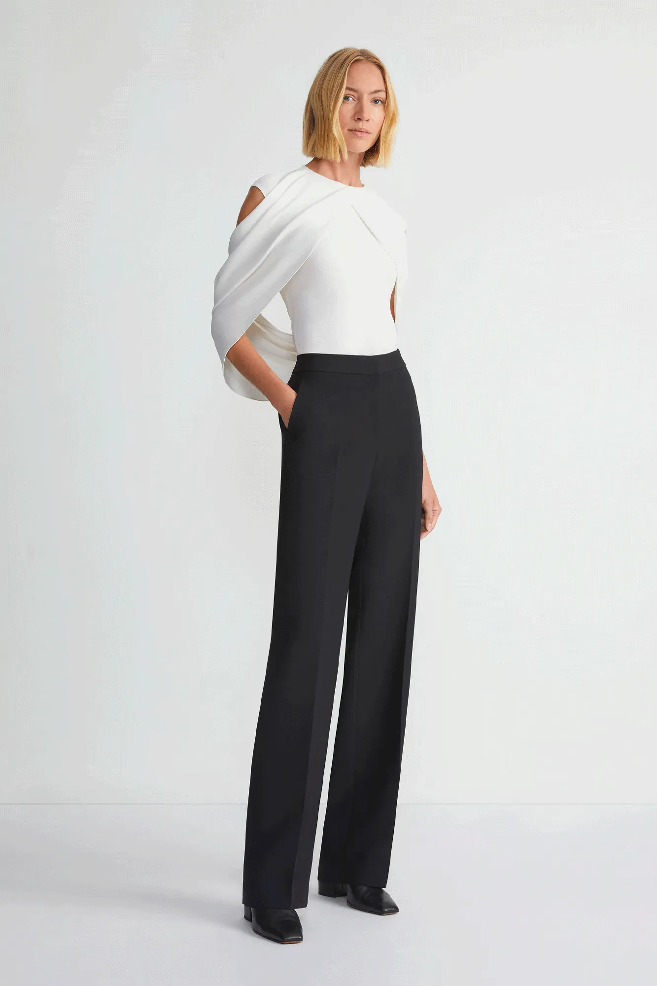 Shawl Sleeve Blouse
