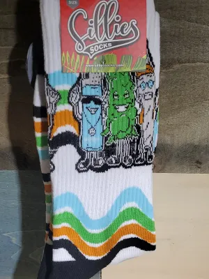 Socks - Striped Bud Joint Gnome