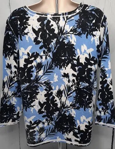 Top-Blue-Pull Over-Knit-Women's-T14281km